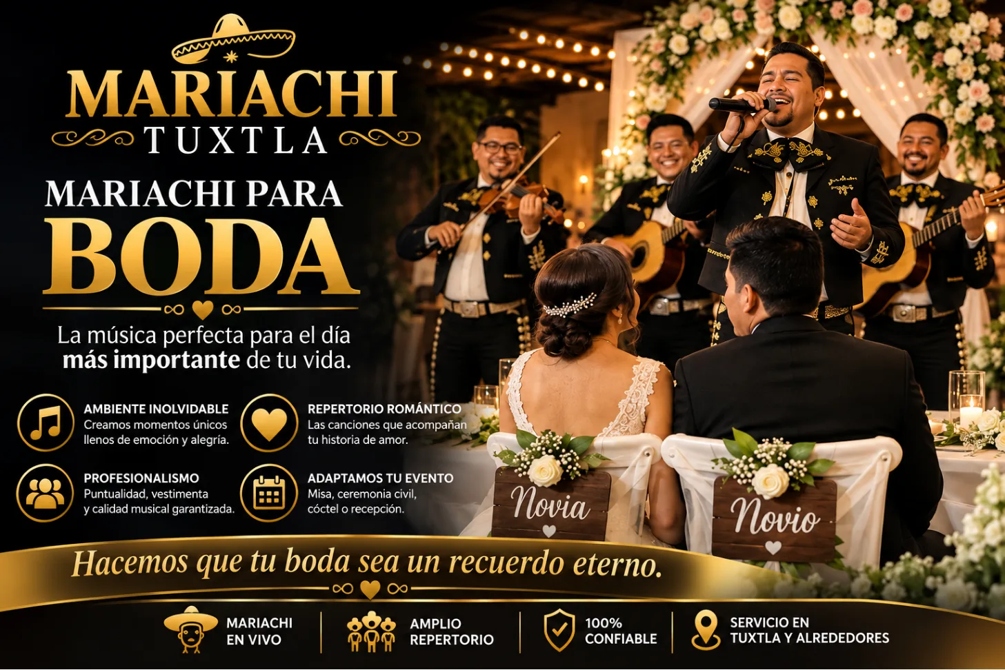 Mariachi Tuxtla para bodas en Tuxtla Gutiérrez